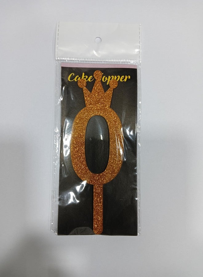 morel Orange Glitter 0-9 Cake Topper for 18th-21th-30th-40th-50th-60th-70th-80th-90th Birthday or Anniversary, farewell, Wedding, Retirement, Valentine - Image 3